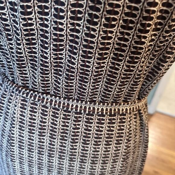 Ann Taylor Printed Brown Wrap Dress – Size 6 - Picture 8 of 9